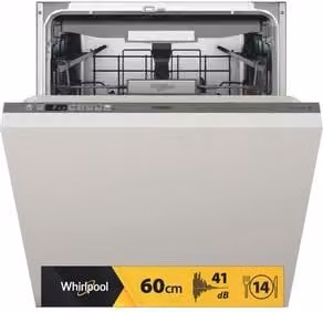 Lavastoviglie da incasso Whirlpool Silver in acciaio inox Classe B