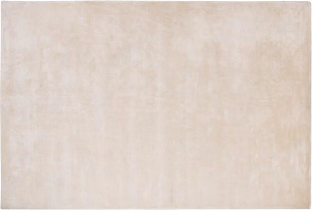 Tappeto moderno Beliani in viscosa beige L: 140 cm x P: 200 cm, annodato a mano