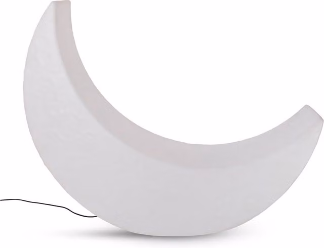 Lampada da esterno My Moon Seletti bianca con luce LED warm white