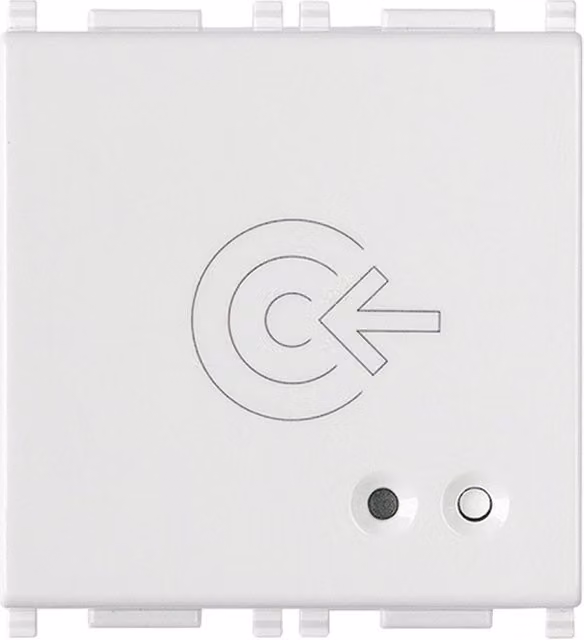 Lettore di badge Vimar NFC/RFID con connessione IoT WiFi, bianco