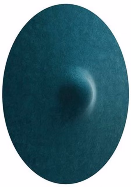 Applique LED Fabbian Acustica Blu, Design Minimalista Rotondo, Dimmerabile