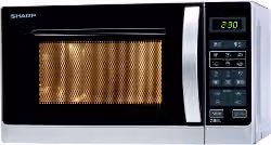 Microonde Sharp R 642INW con Grill da 800W e Capacità 20 Lt, Colore Silver