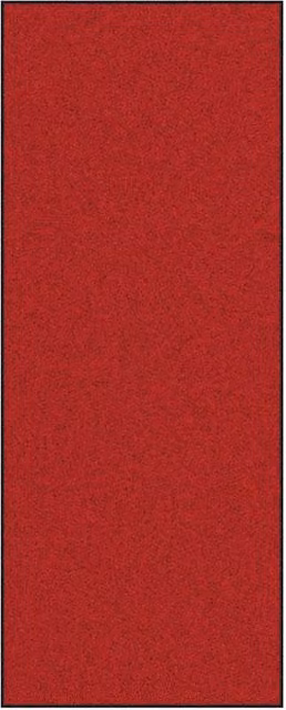 Zerbino d'ingresso moderno rettangolare antiscivolo in poliammide rosso e nero L: 300 cm, P: 120 cm