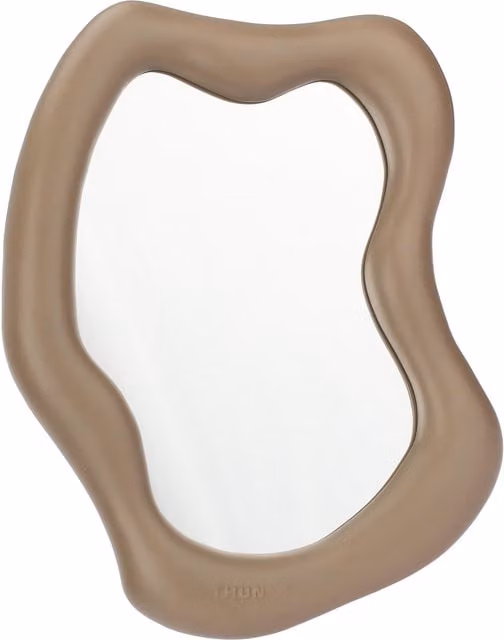 Specchio organico Plumé THUN colore beige per adulti