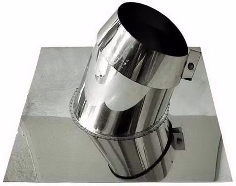 Faldale per tetti inclinati in acciaio inox Mbm colore argento DN 200