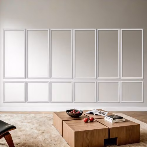 Set di 6 modanature adesive decorative VEVOR in polistirene bianco per pareti interne
