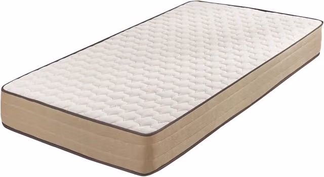 Materasso HR Core Bamboo Care Moonia con schiuma fredda e tessuto antibatterico beige, L 90 cm x P 190 cm x H 18 cm