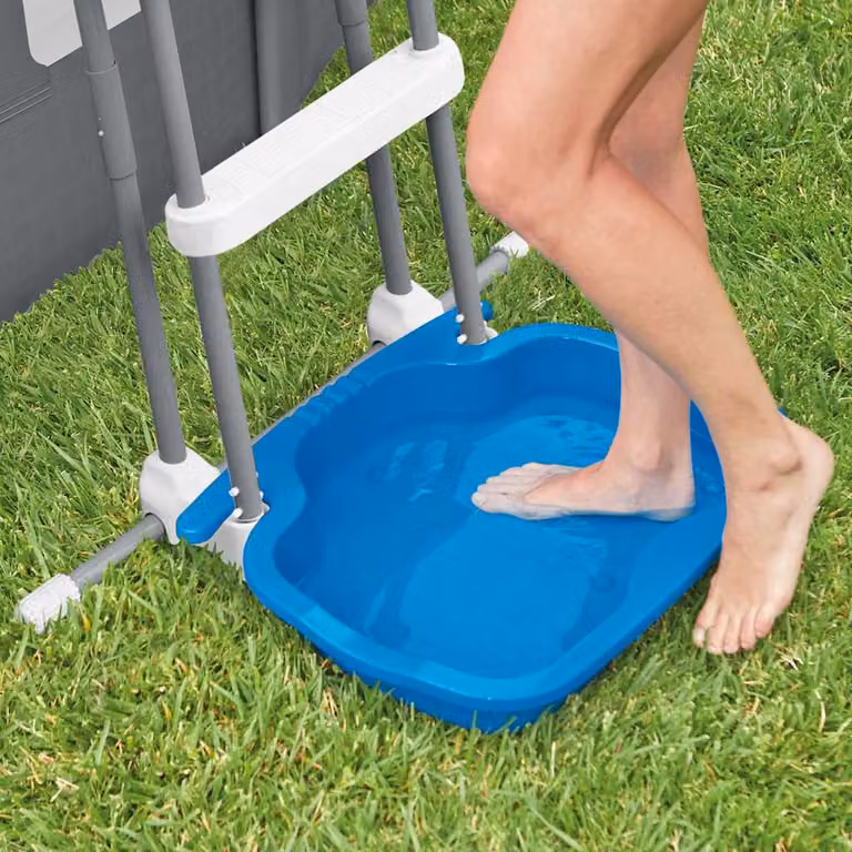 Vaschetta Lavapiedi per Piscina INTEX in Plastica Blu L/P/H: 56 x 46 x 9 cm