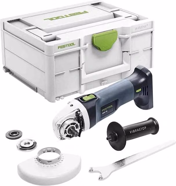 Smerigliatrice angolare Festool AGC 18-125 EB-Basic grigia con Systainer SYS3 M 187