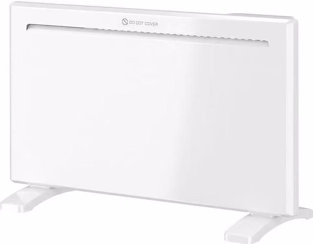 Stufa Elettrica Termoconvettore HOMCOM 1500W, da Parete o da Terra, Bianca, Compatibile con Alexa e Google Home