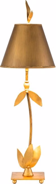 Lampada da scrivania contemporanea Red Bell FLAMBEAU in metallo color oro con attacco E27