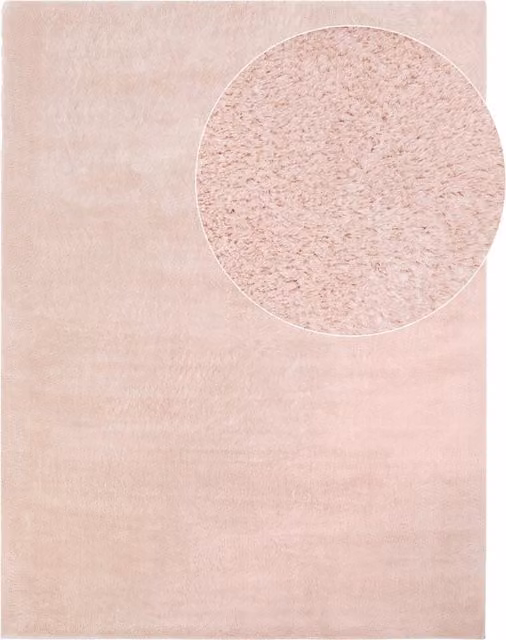 Tappeto Calia Italia rosa moderno lavabile L: 60 cm, P: 100 cm
