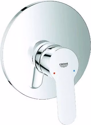 Miscelatore monocomando doccia incasso Grohe linea BauEdge cromato con tecnologia water saving