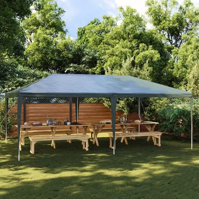 Gazebo Professionale Videx Hip Verde L: 600 cm, P: 400 cm, H: 275 cm
