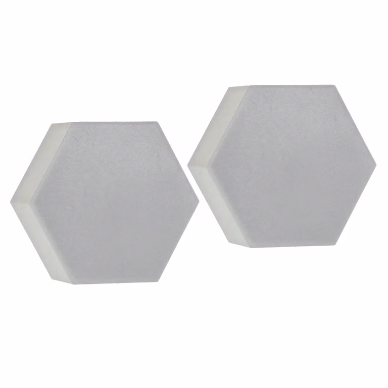 DICTROLUX Set di 2 Lampade LED RGB Esagonali Multicolore con Controllo Touch e Montaggio a Parete