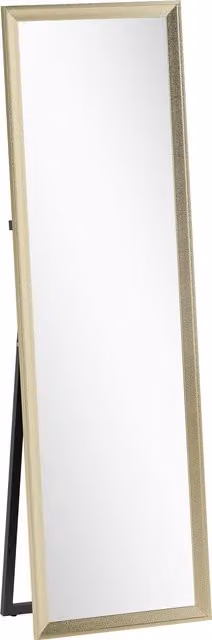 Specchio a figura intera HOMCOM con posizionamento flessibile, colore oro, H: 160 cm, L: 50 cm