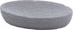 Porta sapone da appoggio Gedy Gemini Grigio rigato L: 14,4 cm, P: 9,8 cm, H: 2,8 cm