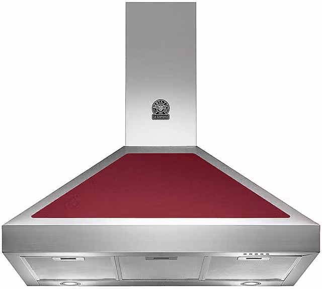 Cappa aspirante a parete La Germania K90AMHVIA/19 in acciaio inox color silver con modalità aspirazione o ricircolo