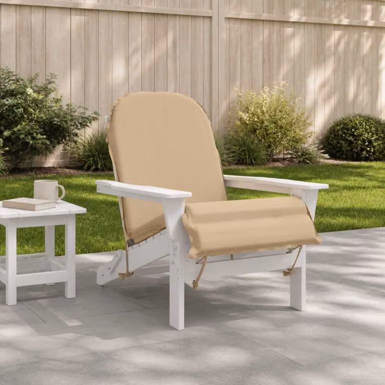 vidaXL Cuscino per Lounger Sole GEMERT Beige in Poliestere con Rivestimento Lavabile e Resistente alle Intemperie