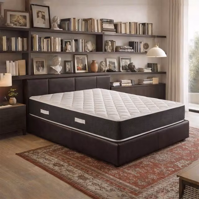 Materasso matrimoniale Geemma Mod. Prime 24 in memory foam ortopedico con regolazione della temperatura, colore bianco, L/P/H: 160 x 190 x 24 cm