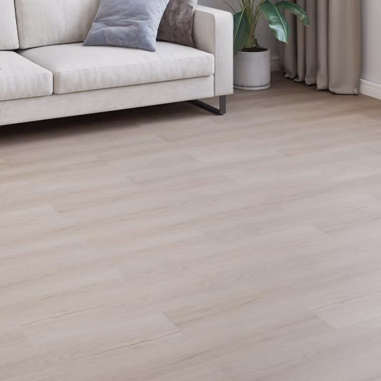 vidaXL Pavimento in laminato effetto legno moderno, Celeste/Beige, 5 pz, L: 101 cm, P: 20 cm, H: 0,8 cm