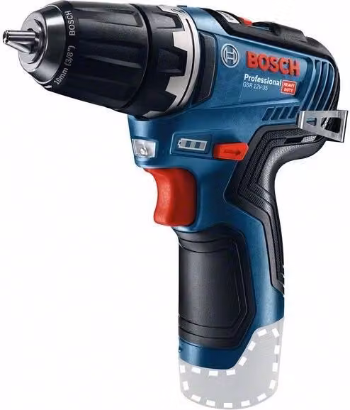 Avvitatore Bosch GSR 12V-35 con mandrino e coppia di 35 Nm, colore blu