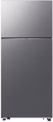 Frigorifero e congelatore Samsung Serie 7300 AI RT53DG7A14S9 a doppia porta, colore Silver Metal Inox, No Frost, Classe E, L: 79 cm, P: 72,5 cm, H: 185,5 cm