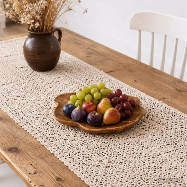 vidaXL Portafrutta JEPARA in legno marrone Ø 40 cm