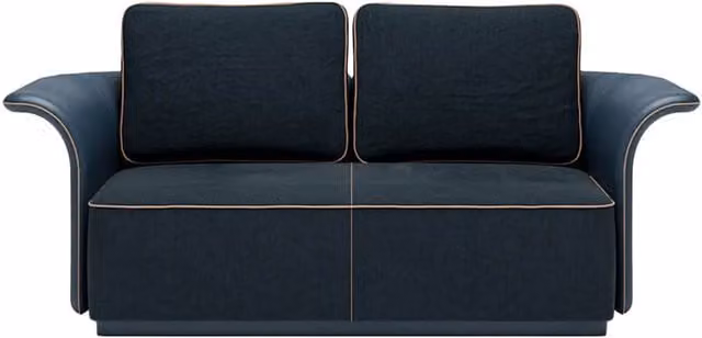 Divano Meritalia Palma blu in tessuto per il tuo soggiorno L: 292 cm, P: 111 cm, H: 90 cm