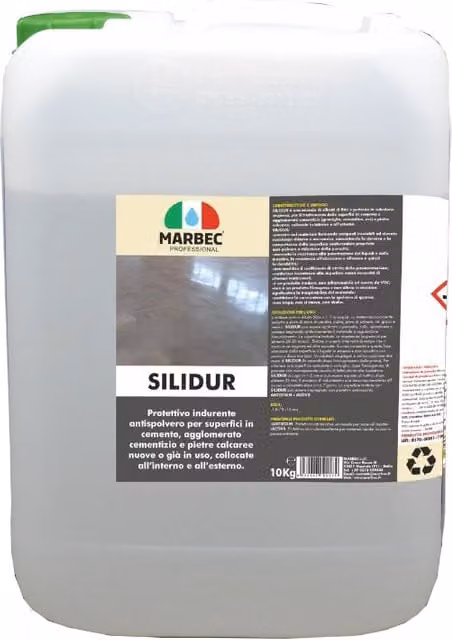 Silicato di potassio e litio SILIDUR Marbec bianco trasparente lucido 10 l