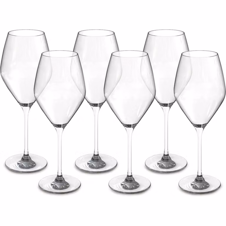 Set di 6 calici da vino Gusto Casa Linea Degustazione in vetro trasparente da 590 ml