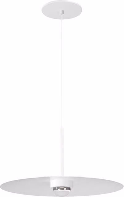 Lampada a sospensione LED Beneito & Faure Hat Recessed 8W 83º 3000K Bianco Mate per interni con luce calda e altezza regolabile