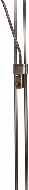 Piantana Searchlight Mother Child in Acciaio e Vetro con LED Regolabile, Colore Oro/Ottone o Argento, Luce Calda 3000K