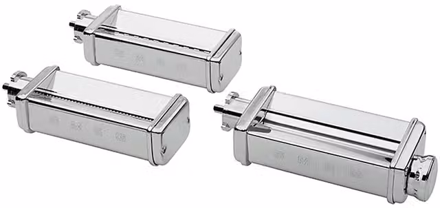 Set di trafile per pasta Anni '50 Smeg in acciaio inossidabile color argento SMPC01