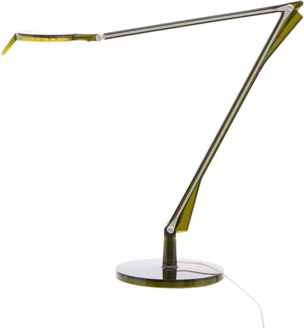 Lampada da tavolo Kartell Aledin Tec verde con tecnologia LED dimmerabile e regolabile