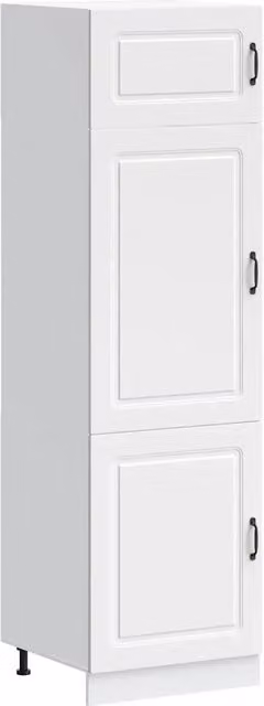 Mobile da cucina Kalmar HELLOSHOP26 bianco con design moderno e ante a battente in legno composito L/P/H: 60 x 57 x 207 cm