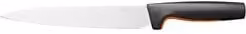 Coltello multiuso Fiskars Functional Form in acciaio inox, nero, arancio e cromo, lama 23 cm