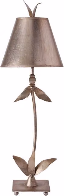Lampada da scrivania moderna Red Bell FLAMBEAU in acciaio argento con attacco E27