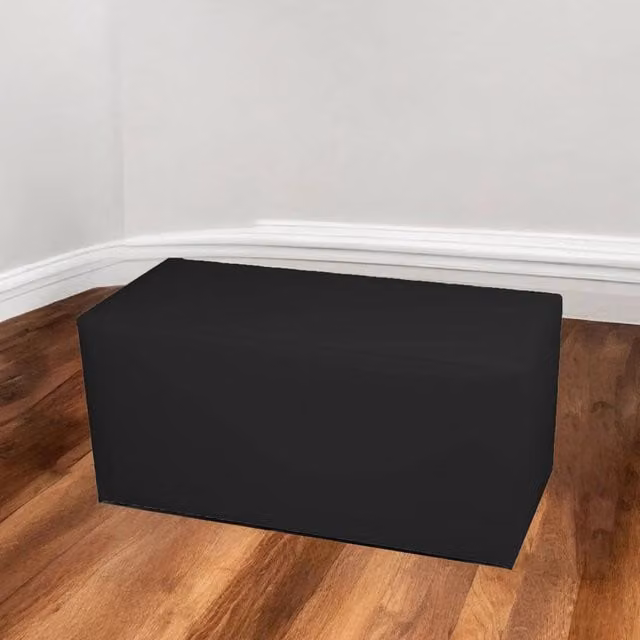 Pouf Bucuresti Talamo Italia, Poltrona sacco e poggiapiedi multiuso, Nero, L: 90 cm, P: 40 cm, H: 42 cm
