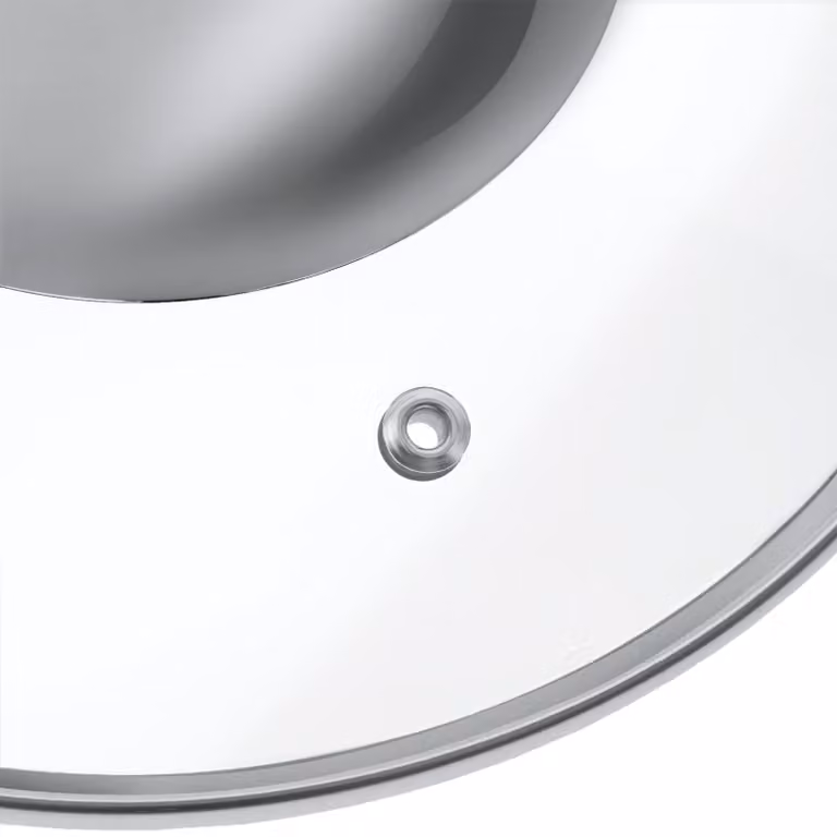 Set di 7 pentole Bologna TecTake in acciaio inox con coperchio, adatte per induzione, argento
