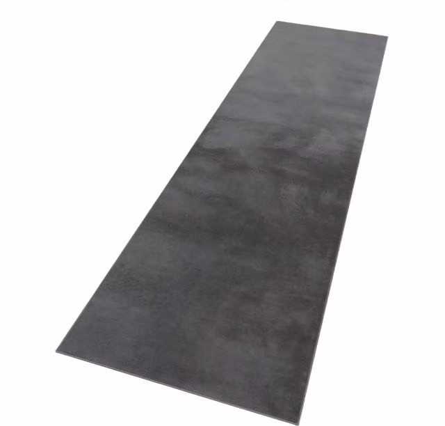 Tappeto soffice Solina antracite L: 80 cm, P: 300 cm