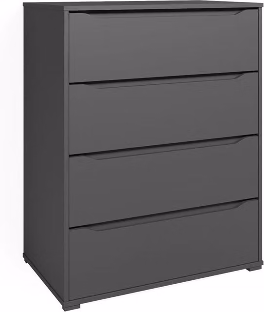 Credenza Ruben Vicco Antracite con 4 cassetti L: 101.6 cm, H: 80 cm, P: 48 cm