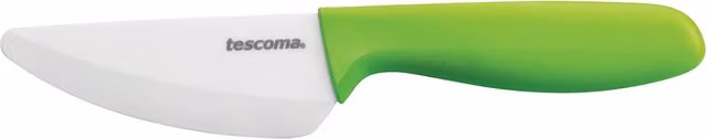 Coltello da cucina Tescoma con lama in ceramica bianca e manico in plastica, 9 cm