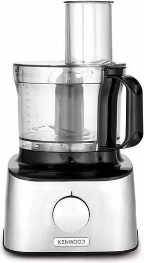 Kenwood FDM301SS Multipro Compact Robot da Cucina 800W con ciotola da 2,1 l e frullatore da 1,2 l, colore Nero e Argento