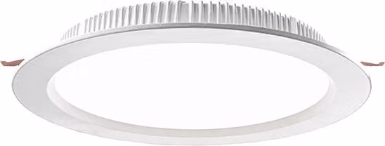Faretto LED da incasso a soffitto KINA EVO Rossini Illuminazione, 12W DALI con CCT Switch 3000-3500-4000K, CRI90, IP40, Struttura in Alluminio Bianco