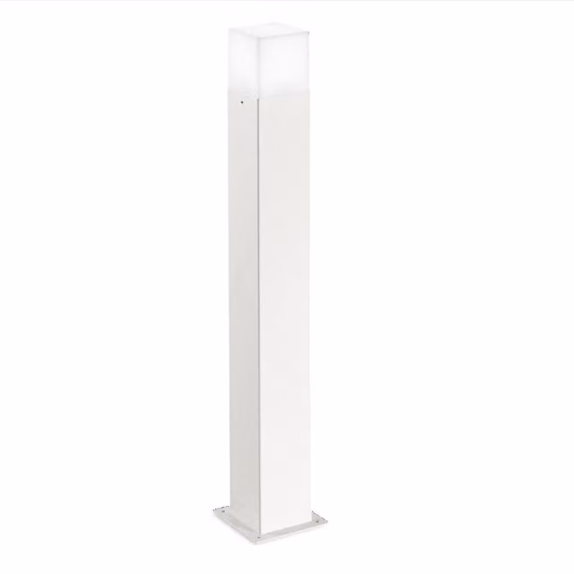 Gea Siattle Palo Outdoor Gea Lampada da giardino a colonna in metallo bianco con attacco E27 e protezione IP44