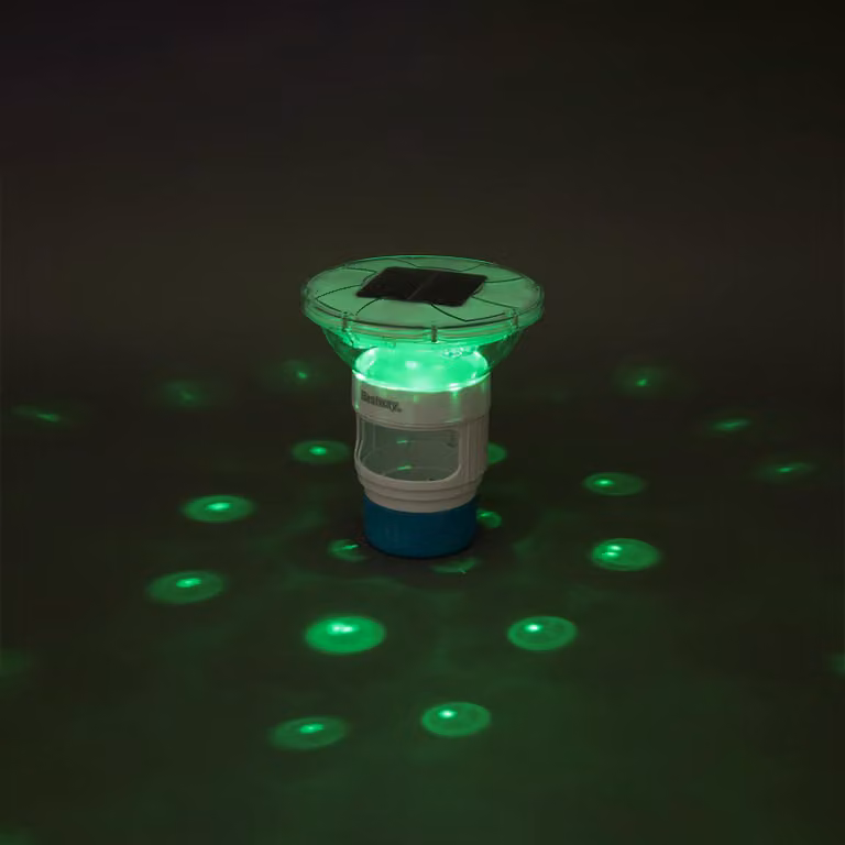 Luce solare galleggiante Bestway LED RGB multicolore Bianco Ø 7,6 cm