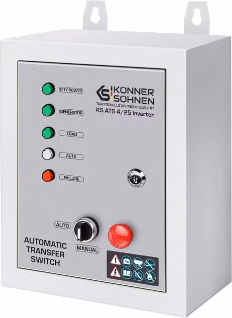 Interruttore di Trasferimento Automatico Könner & Söhnen KS ATS 4/25 Inverter Bianco