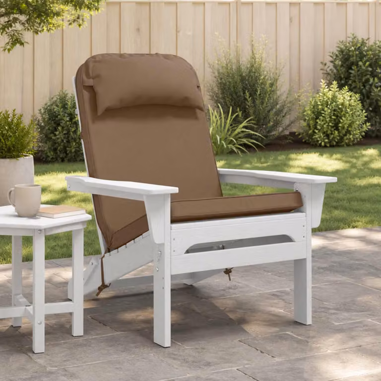 vidaXL Cuscino per Lounger Sole in Poliestere con Rivestimento Rimovibile e Resistente ai Raggi UV, L/P/H: 124 x 55 x 5 cm