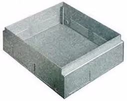 Scatola da incasso Bticino 150561S in acciaio grigio per 8/10 moduli